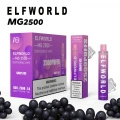 Elf World Mg 2500 kertakäyttöinen vapes -pakkaus